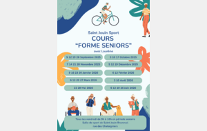 Affiche information Cours Séniors Saison 2025-2026