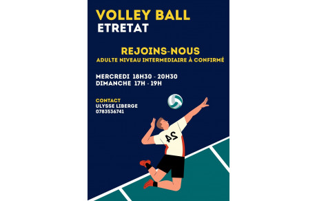 Volleyball avec Etretat