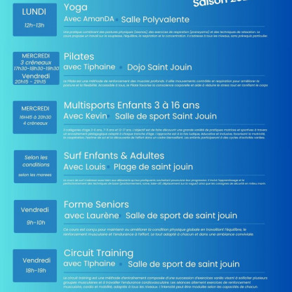 Affiches Activités 2026-2027